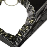 Salvio LED Square Ceramic Semi-Flush Ceiling Light 4200K 3W - Black