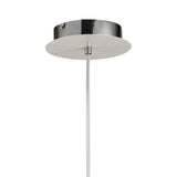Salvio 15cm Ceramic LED Pendant Light 3W 4200K - Chrome & White