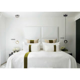 Salvio 15cm Ceramic LED Pendant Light 3W 4200K - Chrome & White