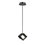 Salvio 16.5cm Ceramic LED Pendant Light 3W 4200K - Chrome & Black