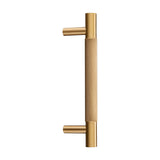 Samford Large Knurled Pull Handle - 16.8cm - Satin Brass
