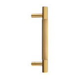 Samford Medium Knurled Pull Handle - 13cm - Satin Brass