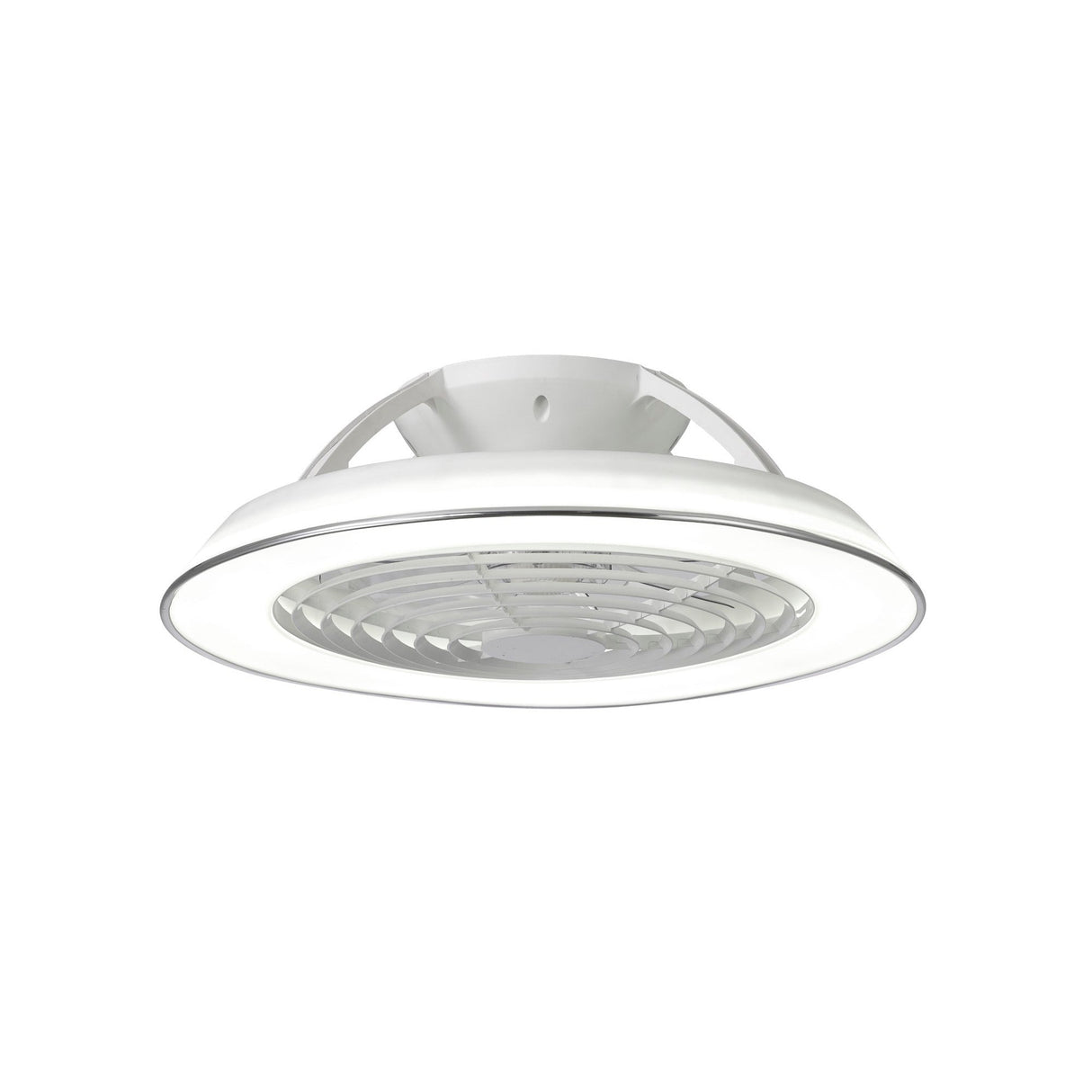 Samoa CCT Dimmable LED Ceiling Retractable Fan Light With Remote Control - White