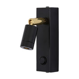 Sampio Brass LED Wall Spotlight