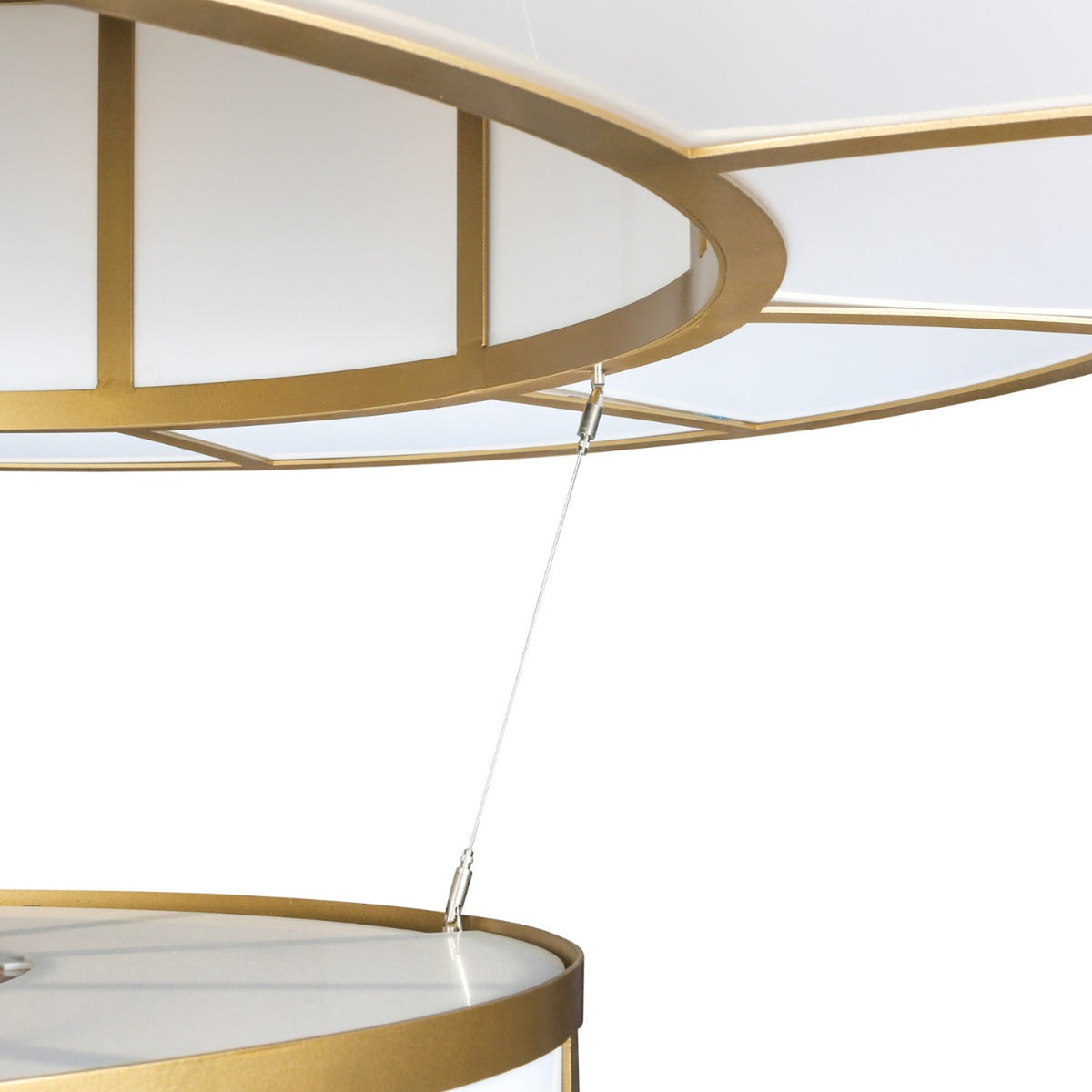 Santa Fe 2 Tier Ring Chandelier