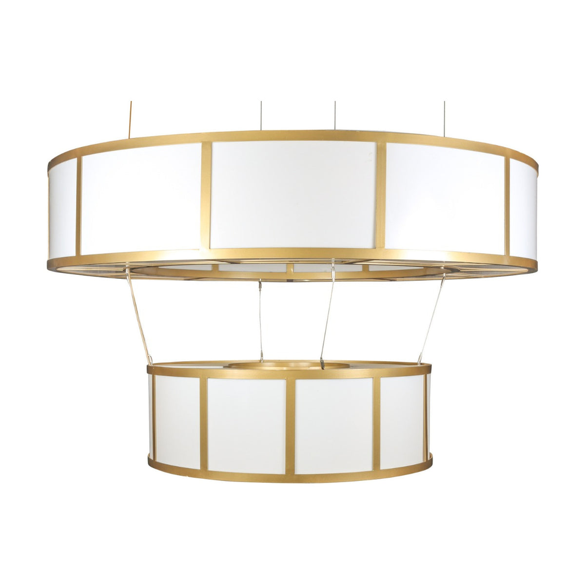 Santa Fe 2 Tier Ring Chandelier
