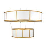 Santa Fe 2 Tier Ring Chandelier