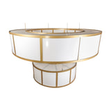 Santa Fe 2 Tier Ring Chandelier
