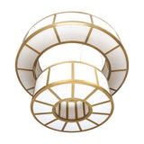 Santa Fe 2 Tier Ring Chandelier