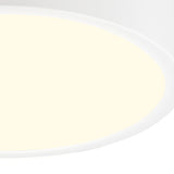 Saona Extra Small Round LED Flush Ceiling Light 8W 3000K - White