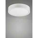 Saona Extra Small Round LED Flush Ceiling Light 8W 4000K - White