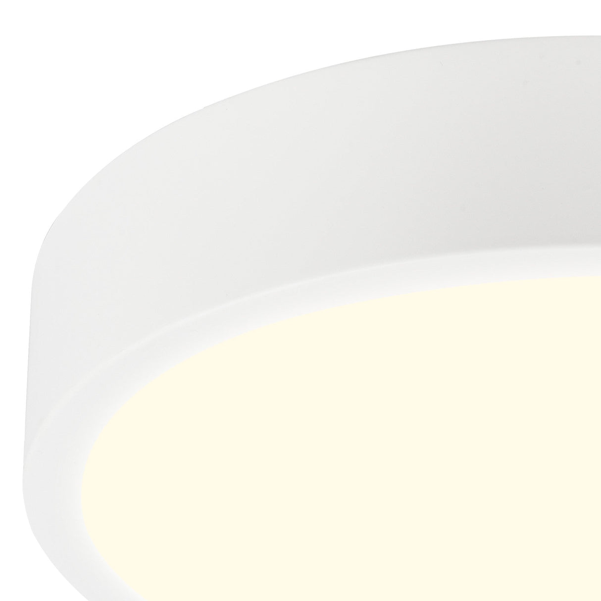 Saona Small Round LED Flush Ceiling Light 14W 3000K - White