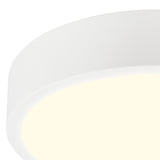 Saona Small Round LED Flush Ceiling Light 14W 3000K - White