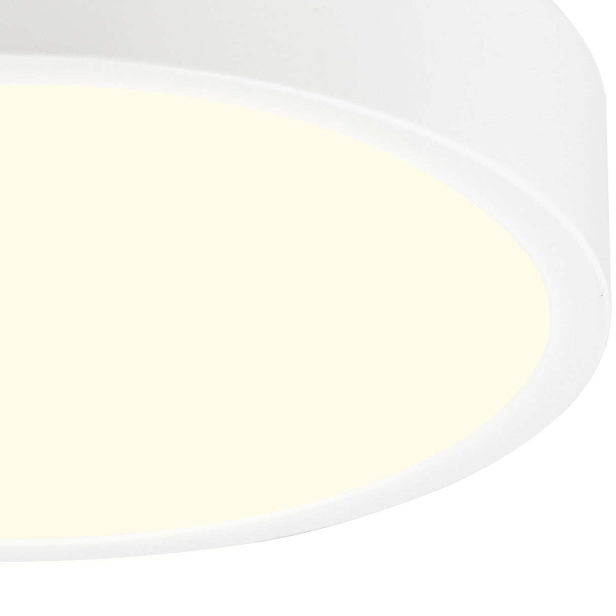 Saona Small Round LED Flush Ceiling Light 14W 3000K - White