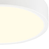 Saona Small Round LED Flush Ceiling Light 14W 3000K - White
