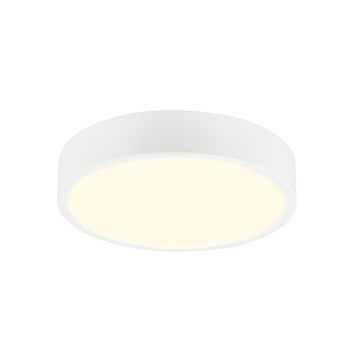Saona Small Round LED Flush Ceiling Light 14W 3000K - White