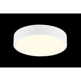 Saona Small Round LED Flush Ceiling Light 14W 3000K - White