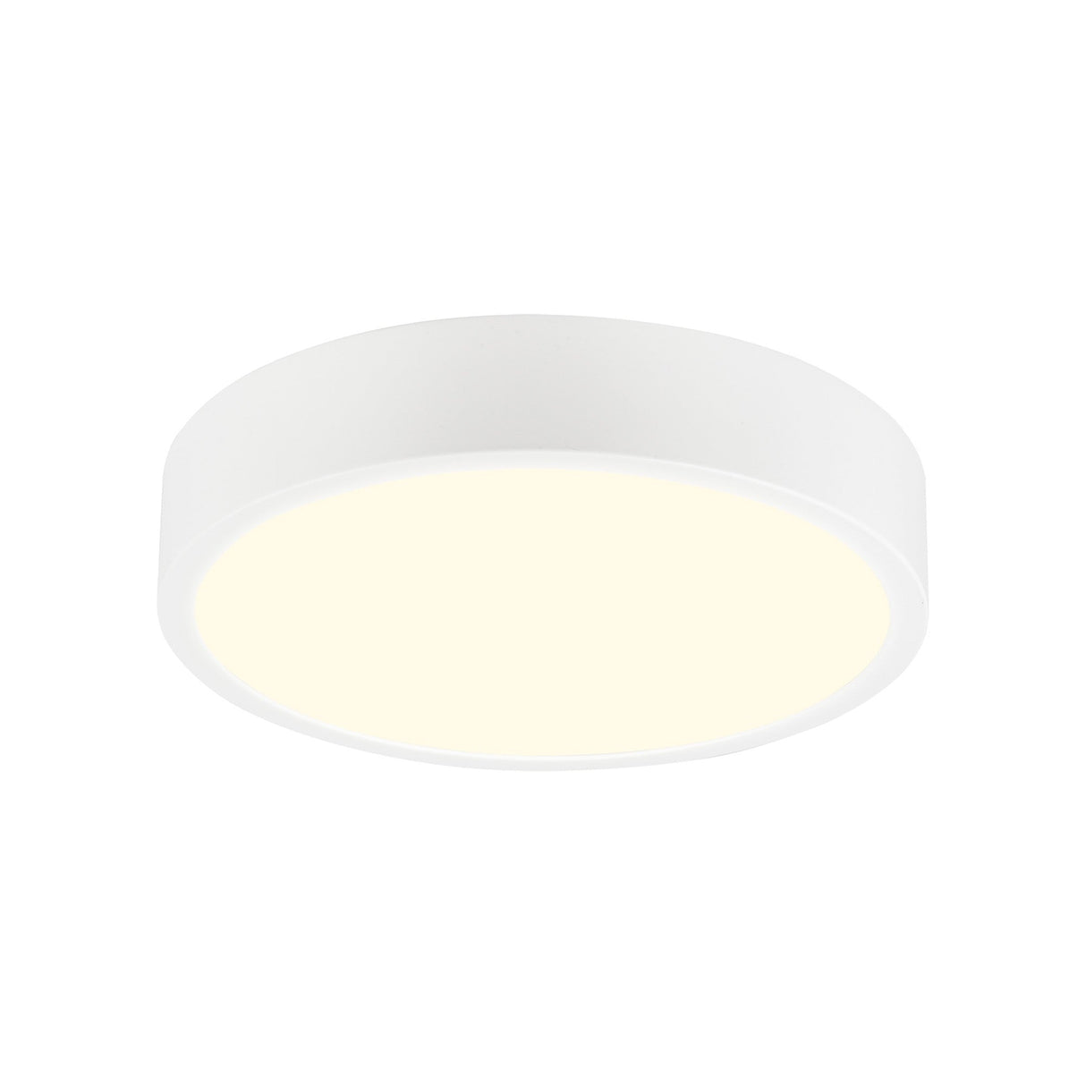 Saona Medium Round LED Flush Ceiling Light 24W 3000K - White