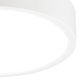 Saona Medium Round LED Flush Ceiling Light 24W 4000K - White