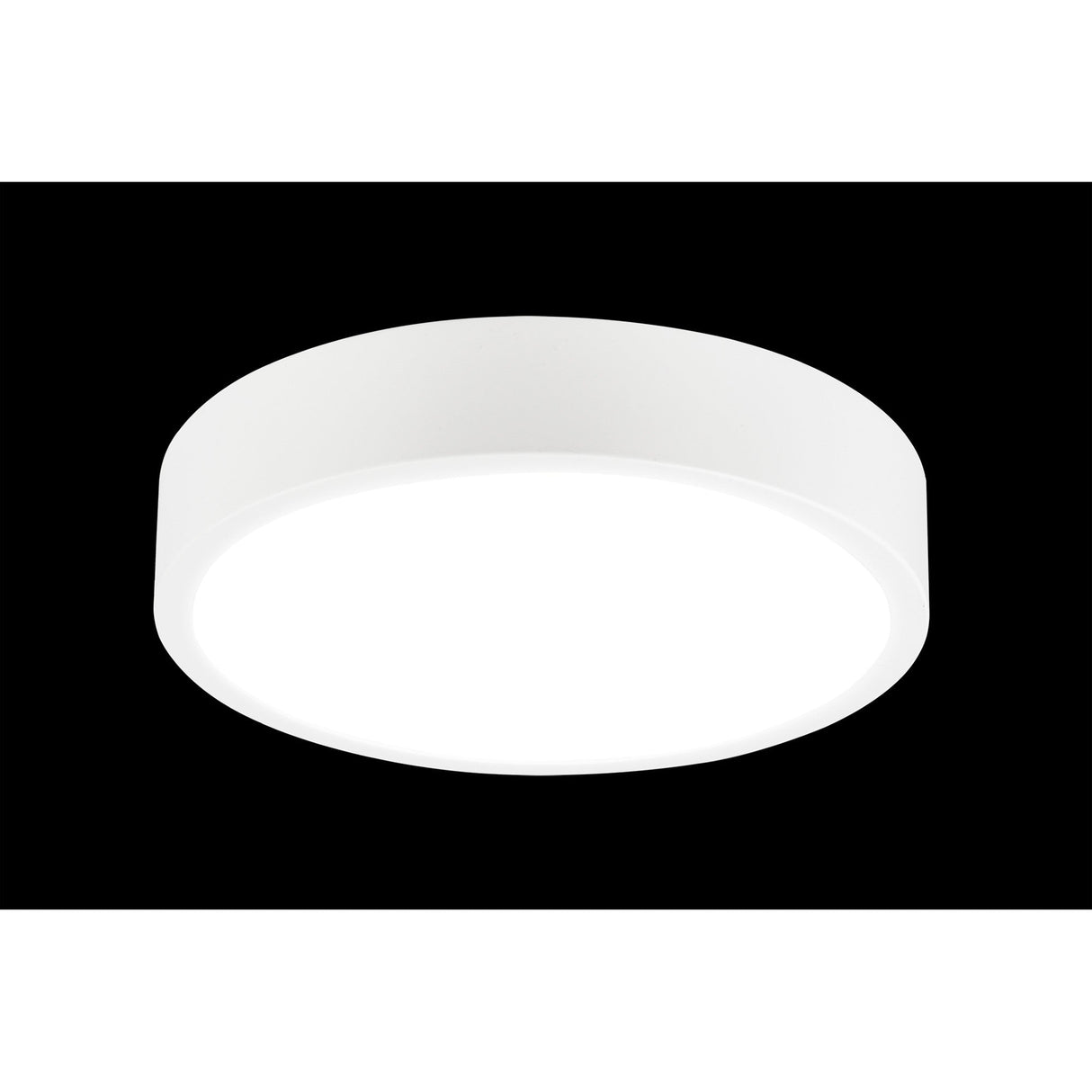 Saona Medium Round LED Flush Ceiling Light 24W 4000K - White