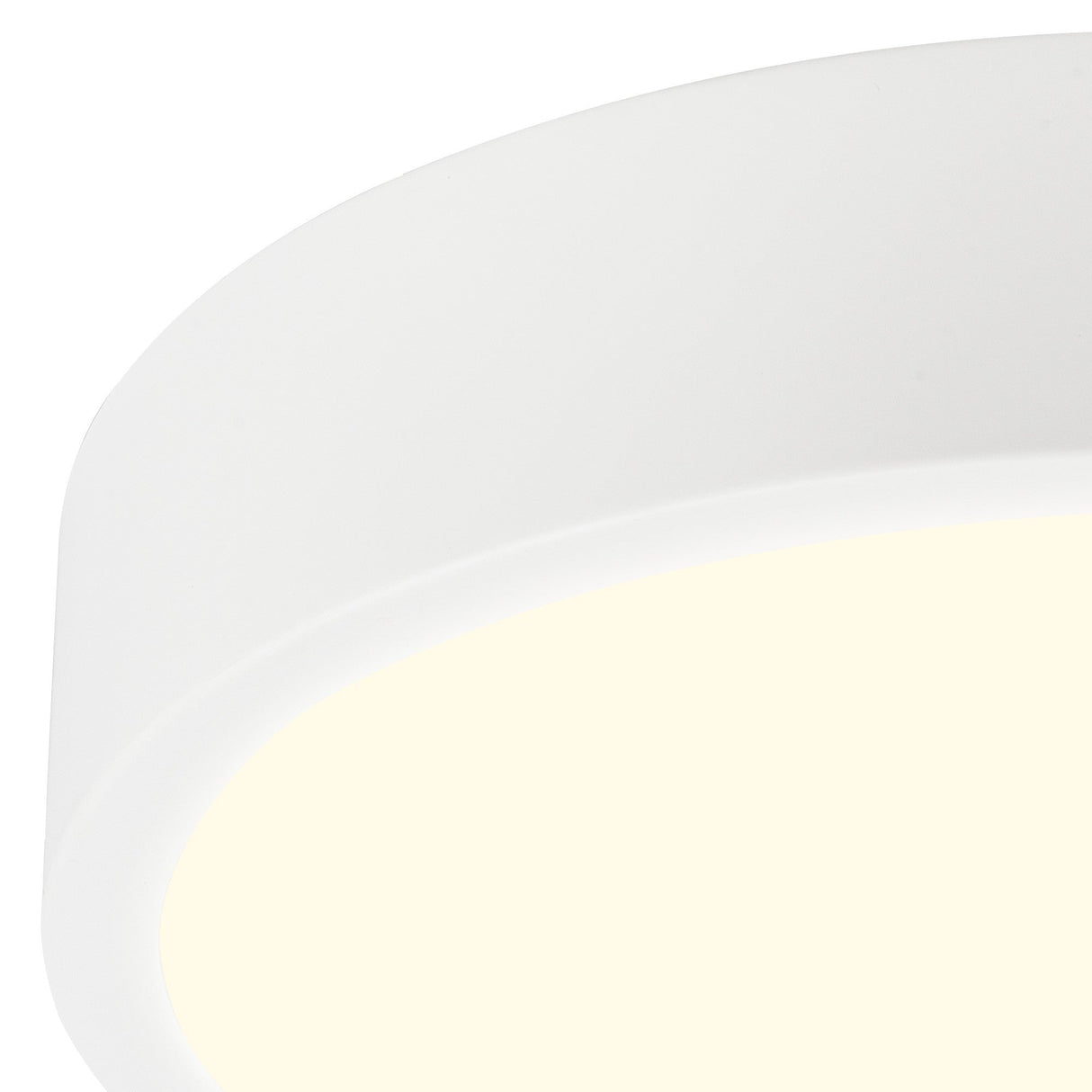 Saona Large Round LED Flush Ceiling Light 30W 3000K - White