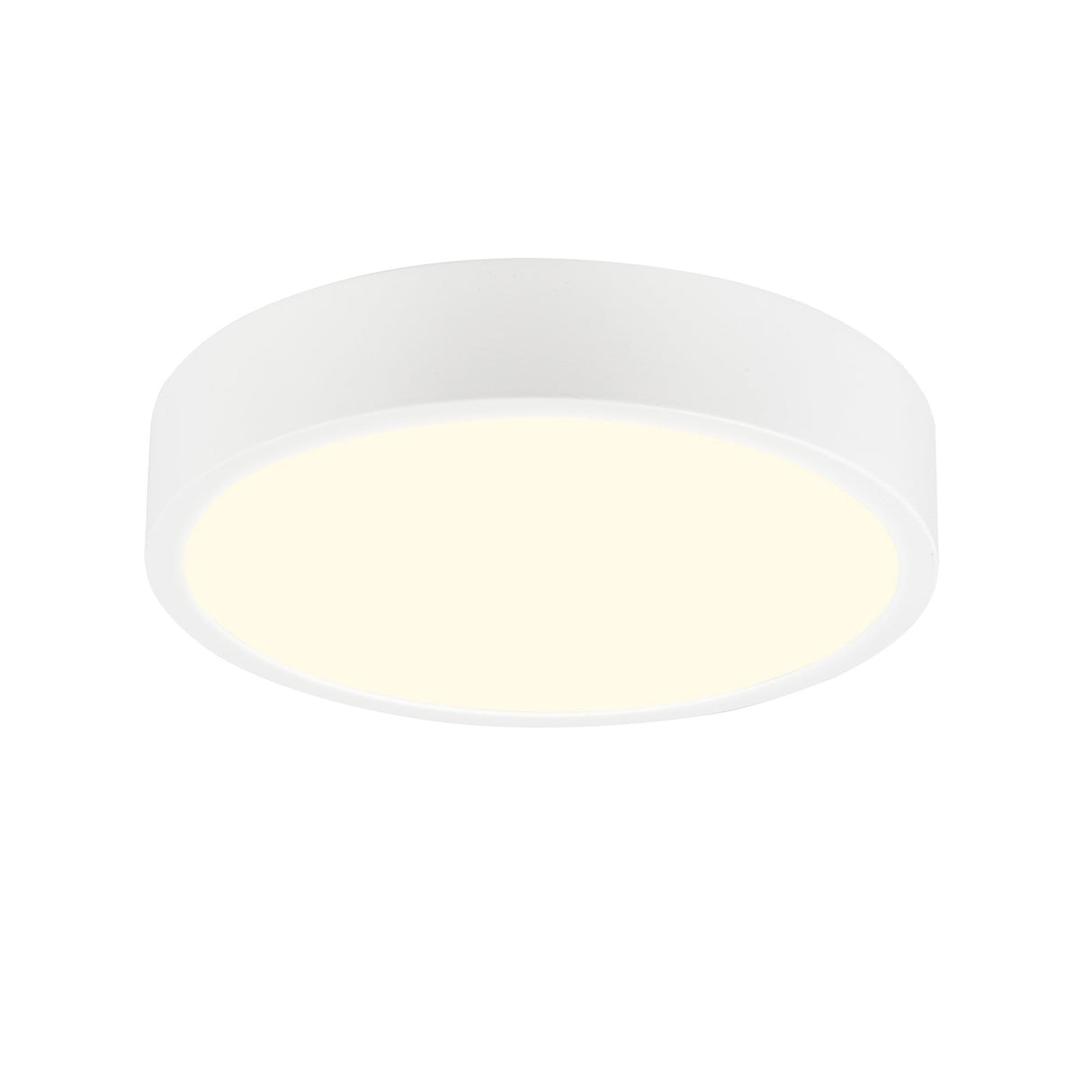 Saona Large Round LED Flush Ceiling Light 30W 3000K - White