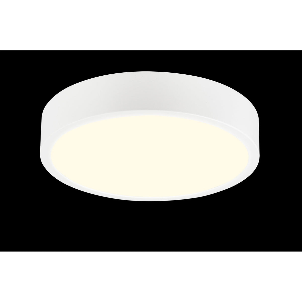 Saona Large Round LED Flush Ceiling Light 30W 3000K - White