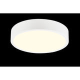 Saona Large Round LED Flush Ceiling Light 30W 3000K - White