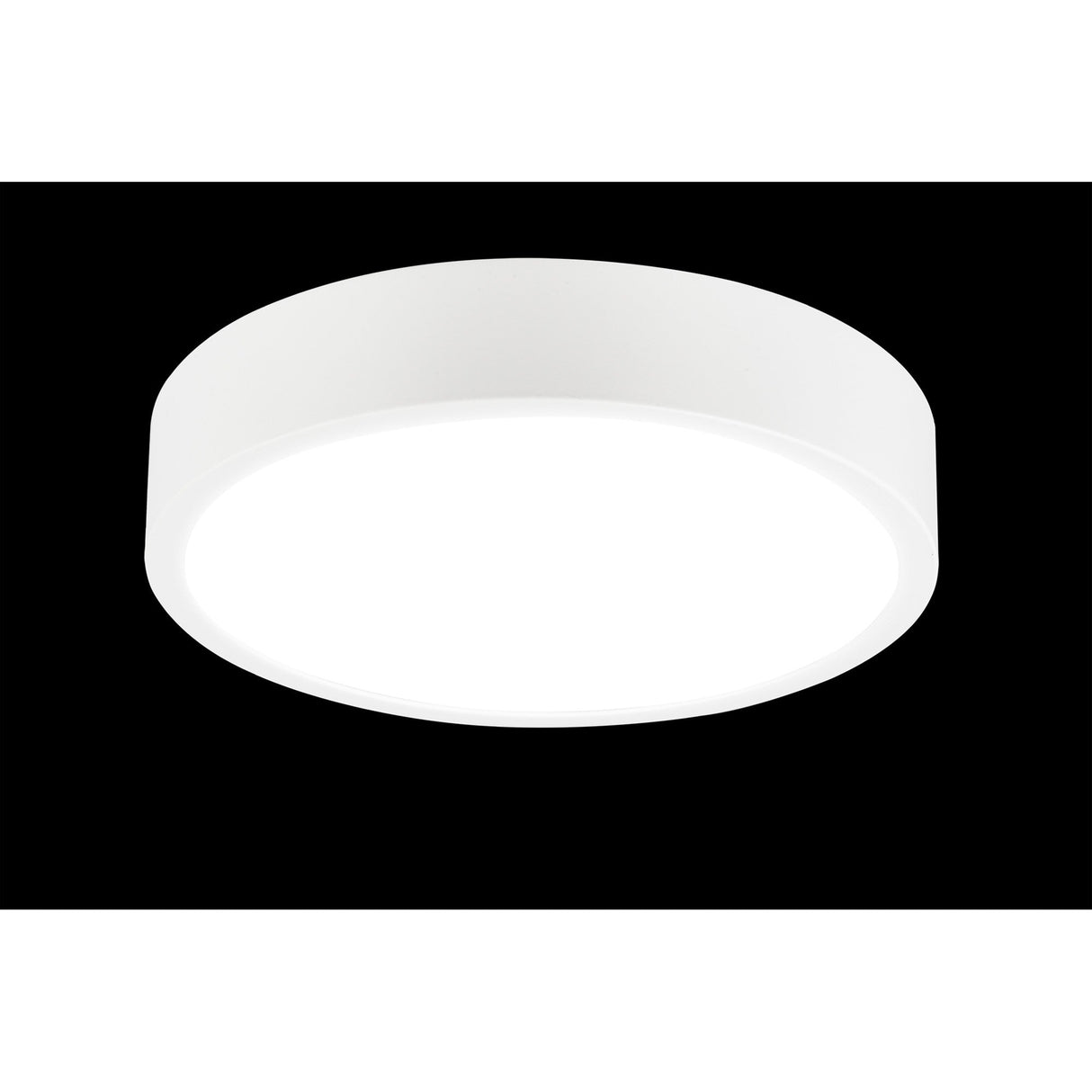 Saona Large Round LED Flush Ceiling Light 30W 4000K - White