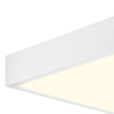 Saona Extra Small Square LED Flush Ceiling Light 8W 3000K - White