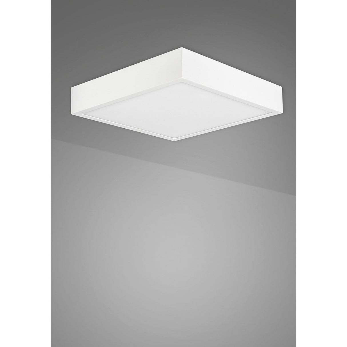 Saona Extra Small Square LED Flush Ceiling Light 8W 3000K - White