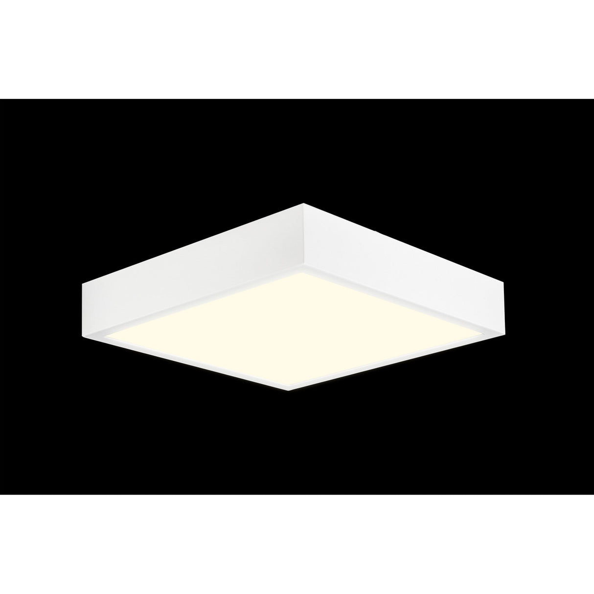 Saona Extra Small Square LED Flush Ceiling Light 8W 3000K - White