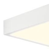 Saona Small Square LED Flush Ceiling Light 14W 3000K - White