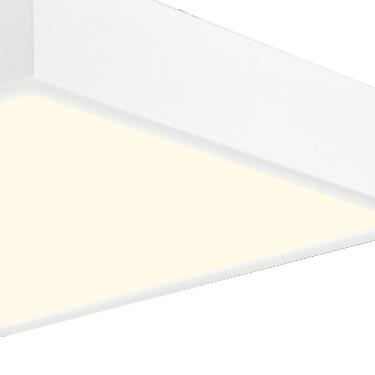 Saona Small Square LED Flush Ceiling Light 14W 3000K - White