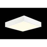 Saona Small Square LED Flush Ceiling Light 14W 3000K - White