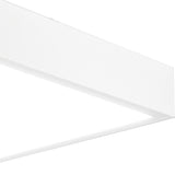 Saona Small Square LED Flush Ceiling Light 14W 4000K - White