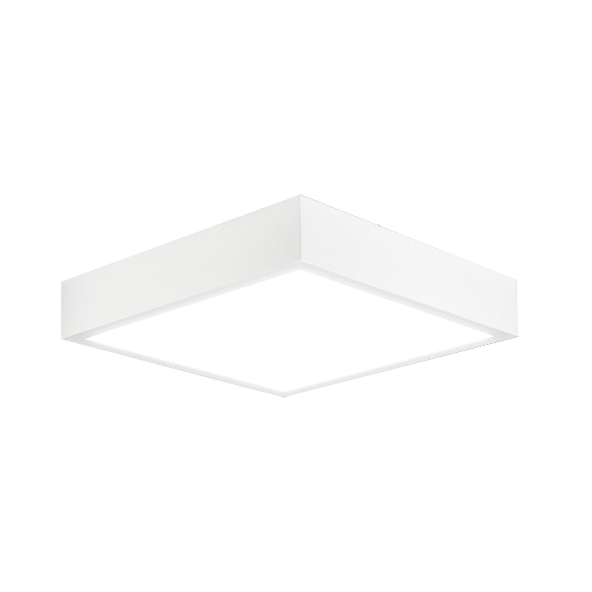 Saona Small Square LED Flush Ceiling Light 14W 4000K - White