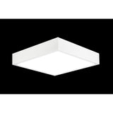 Saona Small Square LED Flush Ceiling Light 14W 4000K - White