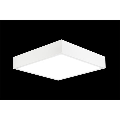 Saona Small Square LED Flush Ceiling Light 14W 4000K - White