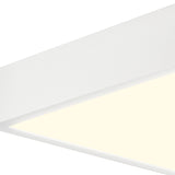 Saona Medium Square LED Flush Ceiling Light 24W 3000K - White