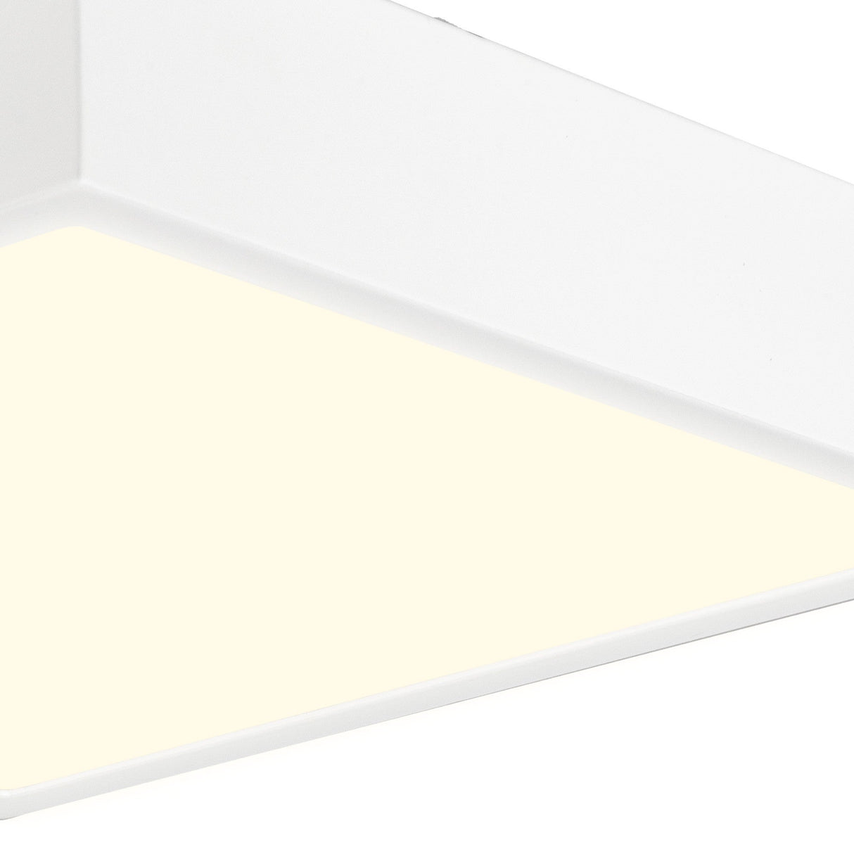 Saona Medium Square LED Flush Ceiling Light 24W 3000K - White