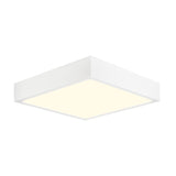 Saona Medium Square LED Flush Ceiling Light 24W 3000K - White