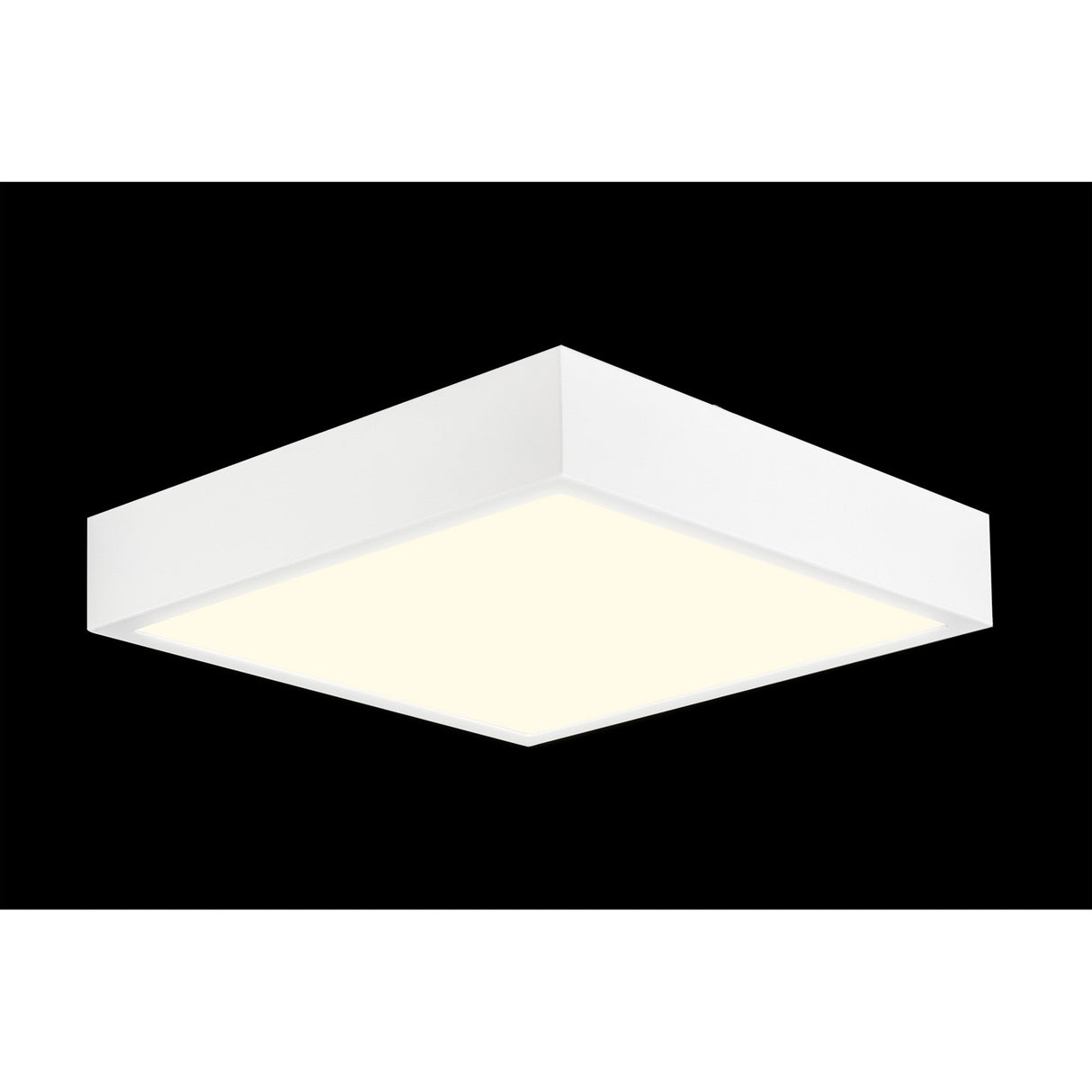 Saona Medium Square LED Flush Ceiling Light 24W 3000K - White