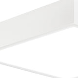 Saona Medium Square LED Flush Ceiling Light 24W 4000K - White