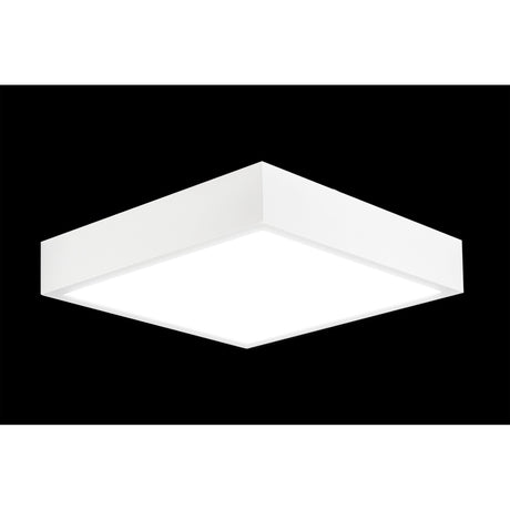 Saona Medium Square LED Flush Ceiling Light 24W 4000K - White