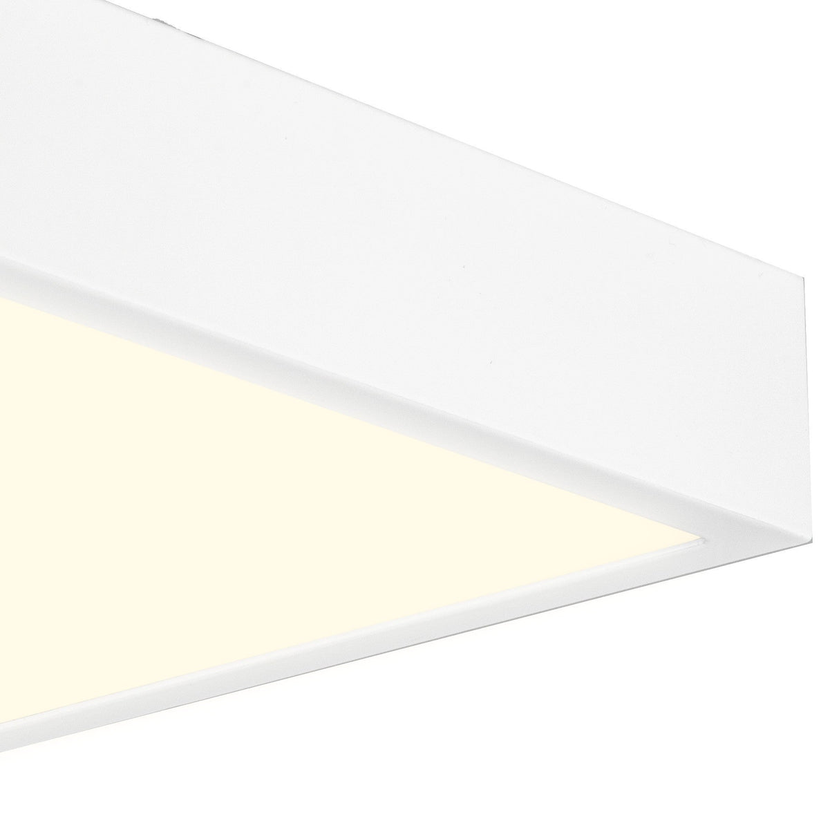 Saona Large Square LED Flush Ceiling Light 30W 3000K - White