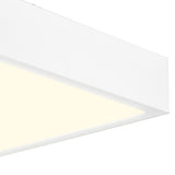 Saona Large Square LED Flush Ceiling Light 30W 3000K - White