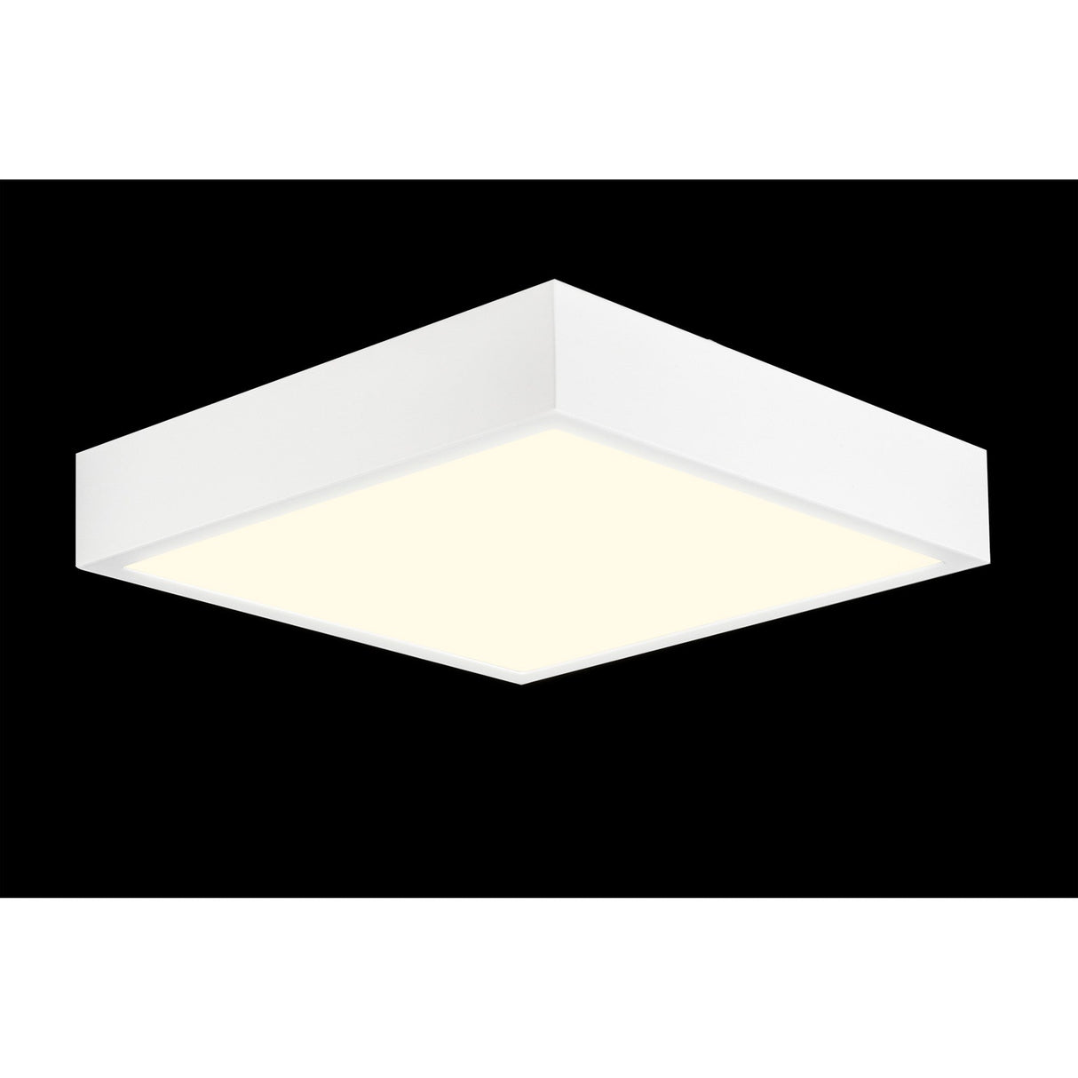 Saona Large Square LED Flush Ceiling Light 30W 3000K - White