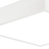 Saona Large Square LED Flush Ceiling Light 30W 4000K - White