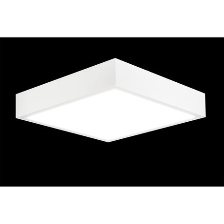Saona Large Square LED Flush Ceiling Light 30W 4000K - White